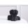 Elegant Black Ceramic Vase, 19 x 11 x 16 cm | 100% Ceramic, Perfect for Home Decor & Floral Arrangements | Stylish & Modern Design