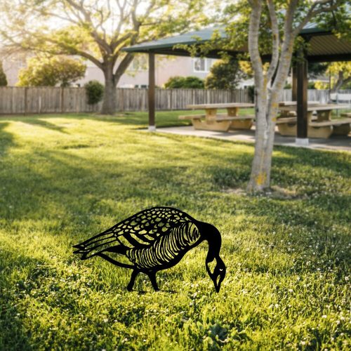 Elegant Black Decorative Object, 44 x 50 cm, 100% Metal (1.5 mm Thick) | No Assembly Required, Lightweight at 0.59 kg | Perfect for Modern Decor