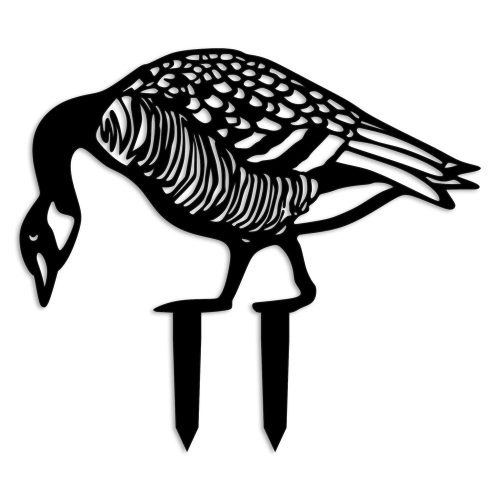 Elegant Black Decorative Object, 44 x 50 cm, 100% Metal (1.5 mm Thick) | No Assembly Required, Lightweight at 0.59 kg | Perfect for Modern Decor