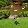 Elegant Black Decorative Object, 60 x 37 cm | 100% Metal, 1.5 mm Thickness | Lightweight (0.44 kg), No Assembly Required, Perfect for Modern Decor