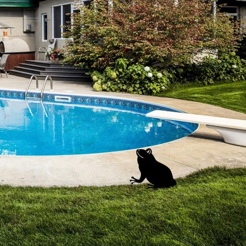 Elegant Black Decorative Object, 34 x 22 cm, 100% Metal (1.5 mm Thick) | No Assembly Required, Perfect for Modern Home Decor & Accents