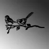 Hand-Painted Decorative Object, Black Metal, 50 x 26 cm | 100% Metal (1.5 mm Thickness) | No Assembly Required, Unique Color Variations for Elegant Home Decor
