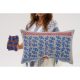 Handmade Chenille Cushion, Grey, 40 x 60 cm | 100% Fiber Filling | Soft & Stylish Decor for Living Room, Bedroom, or Office | Cozy Comfort