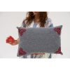 Handmade Dark Grey Chenille Cushion Cover, 40 x 60 cm | 100% Soft & Cozy | Perfect for Home Decor, Living Room & Bedroom Accent | Elegant Design