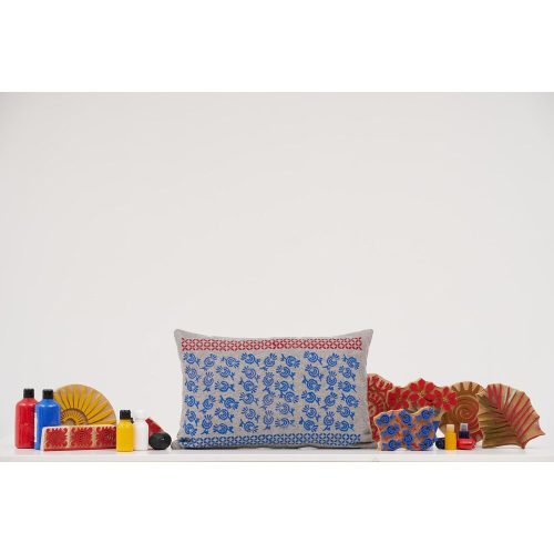 Handmade Chenille Cushion Cover, Grey, 40 x 60 cm | Soft & Cozy | Perfect for Living Room, Bedroom, and Modern Home Decor | Unique Design