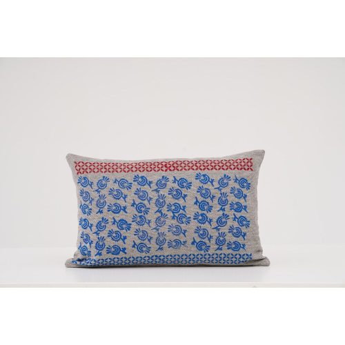 Handmade Chenille Cushion Cover, Grey, 40 x 60 cm | Soft & Cozy | Perfect for Living Room, Bedroom, and Modern Home Decor | Unique Design