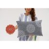 Handmade Dark Grey Chenille Cushion Cover, 40 x 60 cm | 100% Soft & Cozy | Perfect for Home Decor, Living Room & Bedroom Accent | Elegant Design