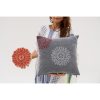 Handmade Dark Grey Chenille Cushion Cover, 50 x 50 cm | 100% Soft & Cozy | Perfect for Modern Home Decor & Comfort | Elegant & Stylish Design