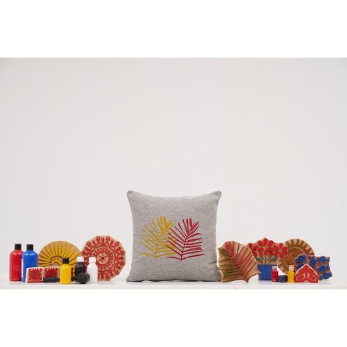 Handmade Chenille Cushion Cover, Grey, 50 x 50 cm | Soft & Cozy | Perfect for Home Decor, Living Room, and Bedroom | Stylish & Durable Design