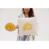 Handmade Cream Chenille Cushion Cover, 50 x 50 cm | 100% Soft & Cozy | Perfect for Home Decor, Living Room & Bedroom Accent