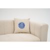 Handmade Cream Chenille Cushion Cover, 50 x 50 cm | 100% Soft & Cozy | Perfect for Home Decor, Living Room & Bedroom Accent