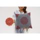 Handmade Dark Grey Chenille Cushion Cover, 50 x 50 cm | 100% Soft & Cozy | Perfect for Modern Home Decor & Comfort | Elegant & Stylish Design