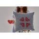 Handmade Dark Grey Chenille Cushion Cover, 50 x 50 cm | 100% Soft & Cozy | Perfect for Modern Home Decor & Comfort | Elegant & Stylish Design