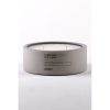 Elegant Grey Concrete Candle, Cocoa/Cream Essence, 12 cm Diameter x 4.5 cm Height | Eco-Friendly Paraffin/Soya Blend