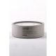 Elegant Grey Concrete Candle, Cocoa/Cream Essence, 12 cm Diameter x 4.5 cm Height | Eco-Friendly Paraffin/Soya Blend