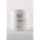 Elegant White Concrete Candle, Sandalwood Essence, 8.5 cm Diameter x 9 cm Height | Paraffin/Soya Blend