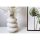 Elegant Cream Ceramic Vase, 8 x 8 x 20 cm | 100% High-Quality Ceramic | Perfect for Home Decor & Floral Arrangements, Stylish & Versatile Design