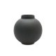 Elegant Anthracite Ceramic Vase, 13 x 13 x 23 cm | 100% High-Quality Ceramic | Perfect for Home Decor & Floral Arrangements, Stylish & Durable