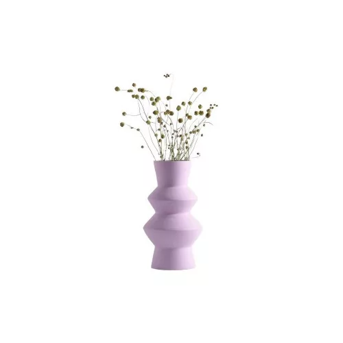Elegant Lilac Ceramic Vase, 11 x 29 x 11 cm | 100% High-Quality Ceramic | Perfect for Home Decor & Floral Arrangements, Stylish & Modern Design