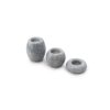 Elegant Candlestick Set (3 Pieces) in Verona Grey Marble | Small: 8x3 cm, Medium: 8x6 cm, Large: 8x9 cm | Perfect for Home Decor & Ambiance