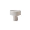 Elegant Thassos Marble Footed Bowl, 20 cm Diameter x 17 cm Height | 100% White Marble | Perfect for Home Decor & Dining Table Centerpiece