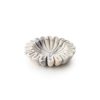 Elegant White Bowl, 20 cm Diameter x 5 cm Height, 100% Sicily Lila Marble | Perfect for Home Decor & Dining | Stylish and Durable Design