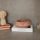 Elegant Red Travertine Marble Bowl, 23 cm Diameter x 7 cm Height | 100% Natural Stone, Rich Red & Brown Colors | Perfect for Home Decor & Centerpieces