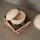 Elegant Beige Travertine Marble Bowl, 13 cm Diameter, 6 cm Height | 100% Natural Stone | Perfect for Home Decor & Functional Use