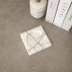Elegant White Ashtray, 12 x 12 x 2 cm, 100% Sicily Lila Marble | Stylish & Durable Design for Home, Office, or Outdoor Use | Perfect Gift Idea