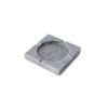 Elegant Verona Grey Marble Ashtray, 12 x 12 x 2 cm | 100% Natural Marble | Stylish & Functional Design for Home & Office Decor