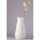 Elegant White Ceramic Vase, 14 x 14 x 28 cm | 100% Ceramic, Perfect for Home Decor & Floral Arrangements | Stylish & Modern Design