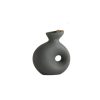Elegant Green Ceramic Vase, 7 x 14 x 16 cm | 100% Ceramic | Perfect for Home Decor, Centerpieces & Floral Arrangements | Stylish & Durable Design