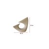 Elegant Beige Ceramic Vase, 28 x 11.5 x 28 cm | 100% High-Quality Ceramic | Perfect for Home Decor & Floral Arrangements, Stylish & Durable
