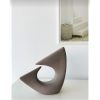 Elegant Mink Ceramic Vase, 28 x 11.5 x 28 cm | 100% High-Quality Ceramic | Perfect for Home Decor & Floral Arrangements, Stylish & Durable