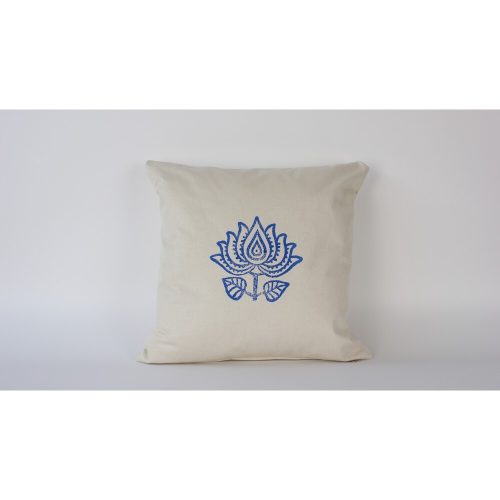 Handmade Velvet Cushion (50 x 50 cm), Cream Color, Silicone Filling | 100% Luxurious Velvet | Perfect for Home Decor & Comfort