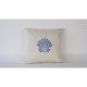 Handmade Velvet Cushion (50 x 50 cm), Cream Color, Silicone Filling | 100% Luxurious Velvet | Perfect for Home Decor & Comfort