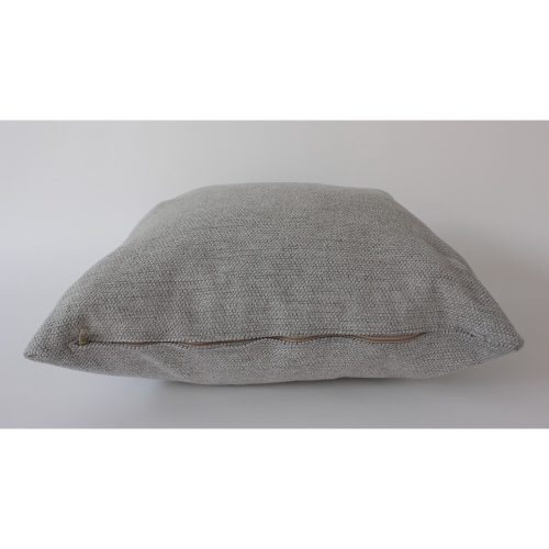 Handmade Light Grey Cushion, 50 x 50 cm | 100% Chenille with Silicone Filling | Soft, Stylish & Comfortable for Home Decor & Relaxation