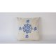 Handmade Velvet Cushion (50 x 50 cm), Cream Color, Silicone Filling | 100% Luxurious Velvet | Perfect for Home Decor & Comfort