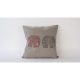 Handmade 100% Linen Cushion Cover, Brown, 50 x 50 cm | Soft & Durable | Perfect for Home Decor, Living Room, and Cozy Spaces