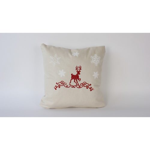 Handmade Cream Linen Cushion Cover (50 x 50 cm) | 100% Natural Fabric | Elegant & Soft Touch | Perfect for Home Decor & Cozy Living Spaces