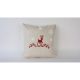 Handmade Cream Linen Cushion Cover (50 x 50 cm) | 100% Natural Fabric | Elegant & Soft Touch | Perfect for Home Decor & Cozy Living Spaces