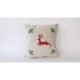 Handmade Velvet Cushion Cover (50 x 50 cm), Cream Color | 100% Soft Velvet | Perfect for Home Decor & Cozy Living Spaces, Elegant Touch