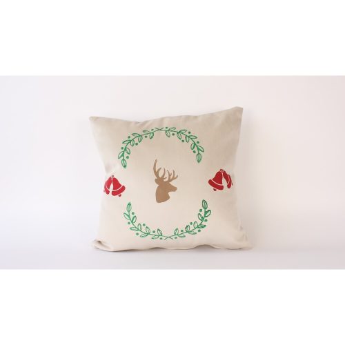 Handmade Velvet Cushion Cover (50 x 50 cm), Cream Color | 100% Soft Velvet | Perfect for Home Decor & Cozy Living Spaces, Elegant Touch