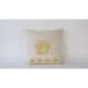 Handmade Cream Linen Cushion Cover (50 x 50 cm) | 100% Natural Fabric | Elegant & Soft Touch | Perfect for Home Decor & Cozy Living Spaces