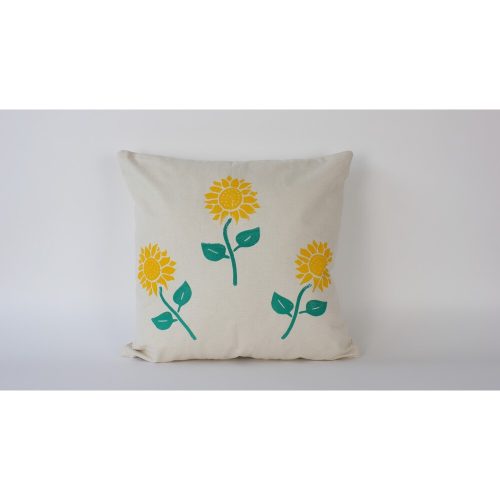 Handmade Cream Linen Cushion Cover (50 x 50 cm) | 100% Natural Fabric | Elegant & Soft Touch | Perfect for Home Decor & Cozy Living Spaces