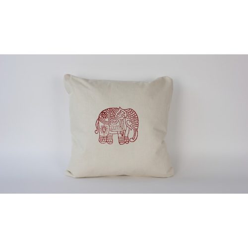 Handmade Cream Linen Cushion Cover (50 x 50 cm) | 100% Natural Fabric | Elegant & Soft Touch | Perfect for Home Decor & Cozy Living Spaces