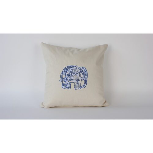 Handmade Cream Linen Cushion Cover (50 x 50 cm) | 100% Natural Fabric | Elegant & Soft Touch | Perfect for Home Decor & Cozy Living Spaces