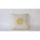 Handmade Cream Linen Cushion Cover (50 x 50 cm) | 100% Natural Fabric | Elegant & Soft Touch | Perfect for Home Decor & Cozy Living Spaces