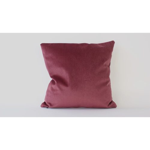 Handmade Claret Red Velvet Cushion Cover (50 x 50 cm) | 100% Soft Velvet | Elegant Home Decor for Living Room & Bedroom | Luxurious Touch
