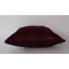 Handmade Claret Red Velvet Cushion Cover (50 x 50 cm) | 100% Soft Velvet | Elegant Home Decor for Living Room & Bedroom | Luxurious Touch